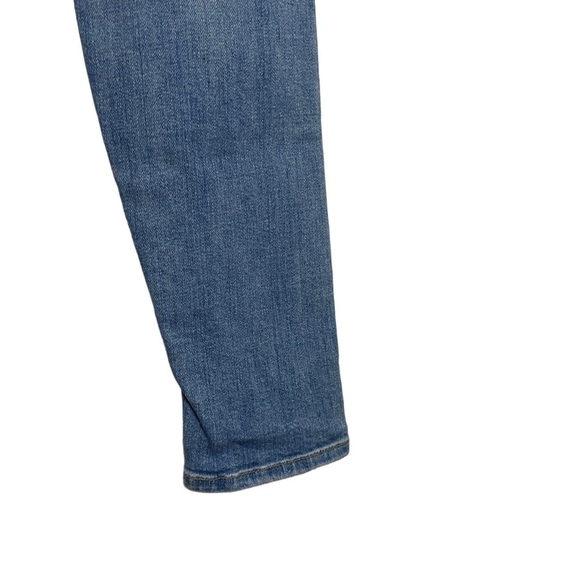 Fidelity Denim Mila Crop Distressed Stretch Skinny Leg Cropped Mid Rise Jeans 28 - Picture 12 of 16